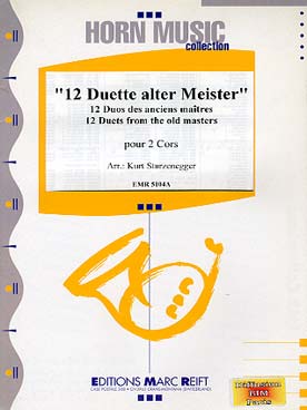 Illustration de 12 Duos des anciens maîtres pour 2 cors
