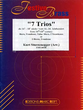 Illustration de ALBUM 7 TRIOS du 16e au 18e siècle pour cor, trombone, tuba ou cor & 2 trombones ou 2 cors et trombone