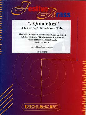 Illustration de 7 QUINTETTES pour 2 cors, 2 trombones et tuba