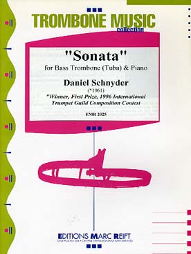 Illustration de Sonate pour trombone basse (ou tuba) et piano