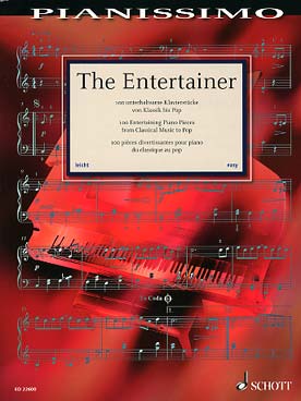 Illustration de The ENTERTAINER : 100 pièces divertissantes du classique au pop