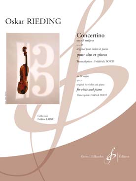 Illustration de Op. 25 : Concertino en sol M (original pour violon et piano)