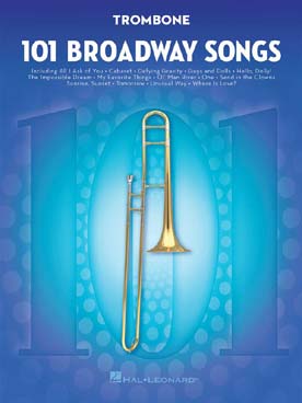 Illustration de 101 BROADWAY SONGS FOR TROMBONE