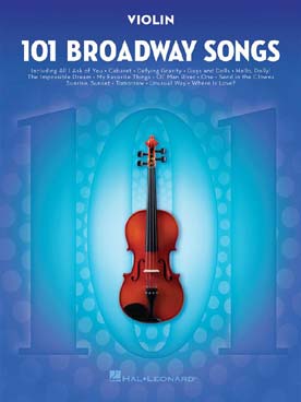Illustration 101 broadway songs for violin