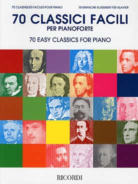 Illustration de 70 CLASSIQUES FACILES pour piano : un parcours à travers 250 ans d'histoire de la musique
