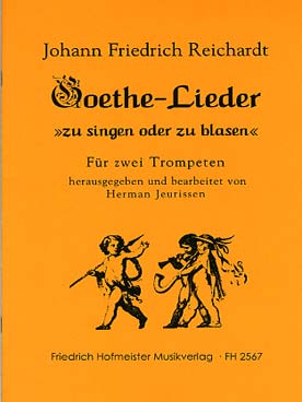 Illustration de Goethe-Lieder "Zu singen oder zu blasen"