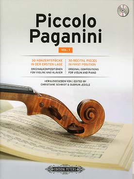 Illustration de PICCOLO PAGANINI : 30 pièces de concert en 1re position
