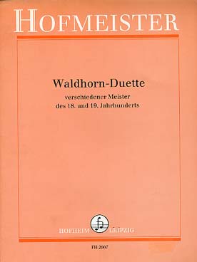 Illustration de WALDHORN-DUETTE : verschiedener Meister des 18. und 19. Jahrhunderts