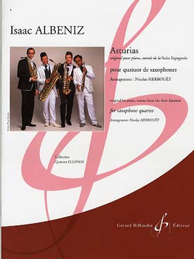 Illustration de Asturias extrait de la suite espagnole tr. pour quatuor de saxophones