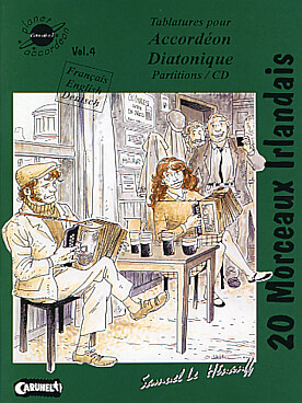 Illustration de PLANET ACCORDEON avec CD pour accordéon diatonique - Vol. 4 : 20 morceaux irlandais