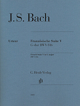 Illustration de Suite française N° 5 BWV 816