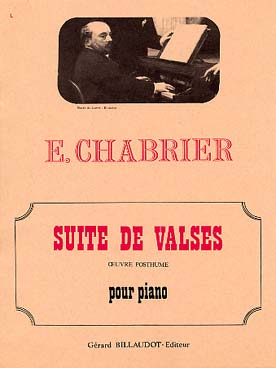 Illustration chabrier suite de valses