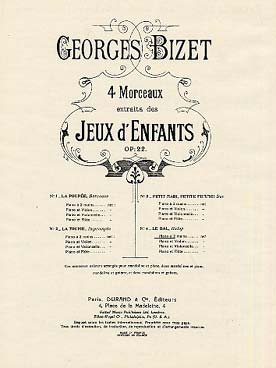 Illustration bizet jeux d'enfants : le bal