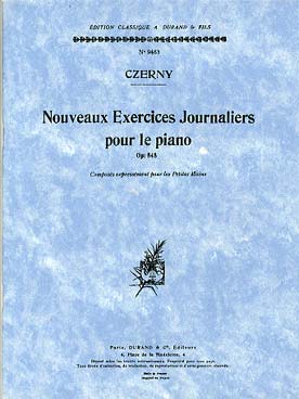 Illustration de Op. 848 : 32 Nouveaux exerc. journaliers