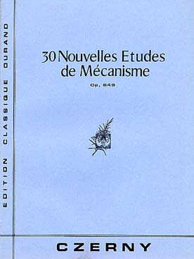 Illustration czerny op. 849 30 nlles etudes mecanisme