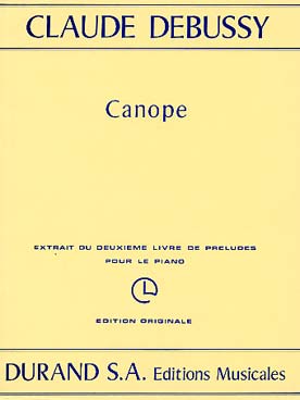 Illustration de Préludes, 2e Livre (éd. Durand) - N° 10 : Canope