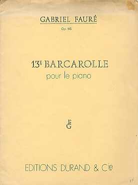 Illustration de Barcarolles - N° 13 op. 116 en ut M