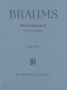 Illustration brahms variations op. 21, n° 1 et 2