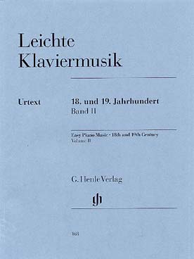 Illustration de LEICHTE KLAVIERMUSIK aus 2 Jahrhunderten (musique facile des 18e et 19e siècles) - Vol. 2 : Schubert, Brahms, Albéniz...