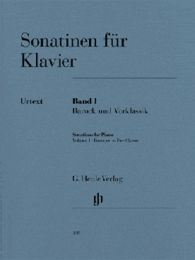 Illustration sonatines pour piano, vol i