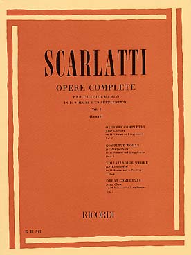 Illustration scarlatti oeuvres completes clavecin  1