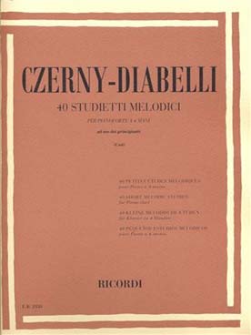 Illustration de 40 Études mélodiques à l'usage des débutants