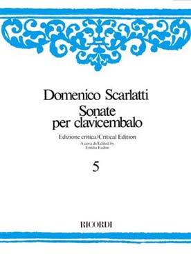 Illustration scarlatti sonates pour clavecin 5