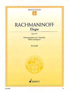 Illustration rachmaninov elegie op. 3/1