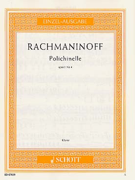 Illustration rachmaninov polichinelle op. 3/4