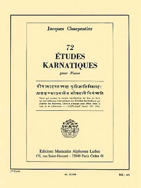 Illustration charpentier etudes karnatiques  1r cycle