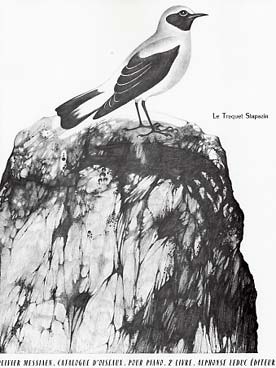 Illustration de Catalogue d'oiseaux - 2e Livre : Le Traquet stapazin