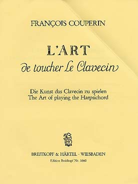 Illustration couperin art de toucher le clavecin