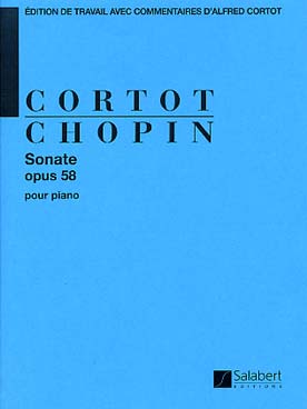 Illustration chopin sonate n° 3 op. 58 en si min
