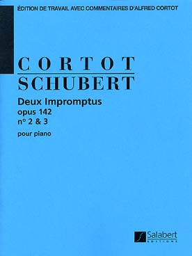 Illustration de 2 Impromptus op. posth. 142 (édition Cortot) N° 2 et 3