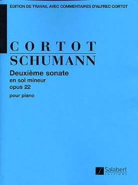 Illustration schumann sonate op.  22 en sol min