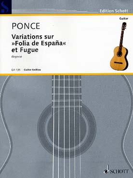 Illustration de Variations sur Folia de España et fugue