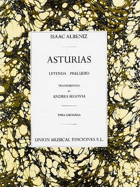Illustration de Asturias (N° 5 Suite espagnole op. 47) - tr. Segovia
