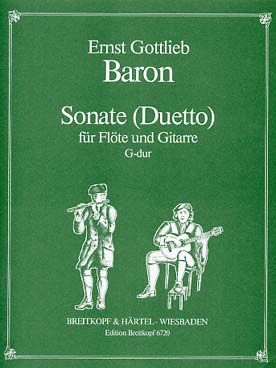 Illustration baron sonate pour flute et guitare