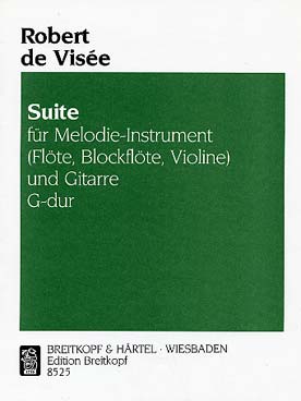 Illustration de Suite en sol M pour un instrument mélodique et guitare