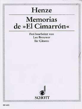 Illustration de Memorias de "el Cimarron" (tr. Brouwer)