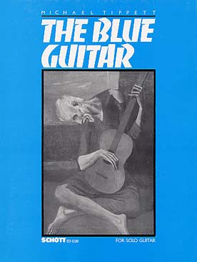 Illustration tippett the blue guitar