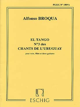 Illustration de Chants de l'Uruguay pour voix moyenne, 2 guitares : El Tango