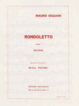 Illustration giuliani rondoletto op. 4
