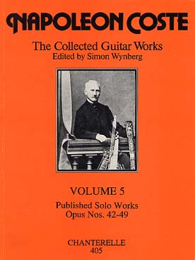 Illustration de Œuvres complètes pour guitare - Vol. 5 : Solos op. 42-49