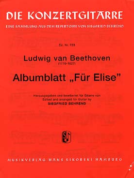 Illustration beethoven lettre a elise (behrend)