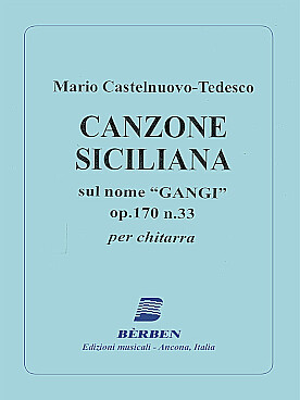 Illustration de Cancion siciliana op. 170 N° 33