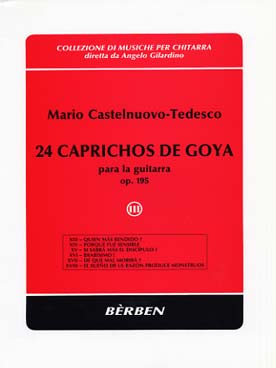 Illustration de 24 Caprichos de Goya op. 195 (Gilardino) - Vol. 3 (XII/XVIII)