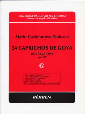 Illustration de 24 Caprichos de Goya op. 195 (Gilardino) - Vol. 4 (XIX/XXIV)