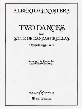 Illustration de 2 Danses (N° 1 et 3 de la suite "Danzas criollas" op. 15)