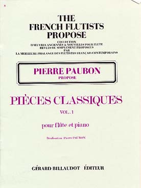 Illustration de PIÈCES CLASSIQUES par Pierre Paubon - Vol. 1